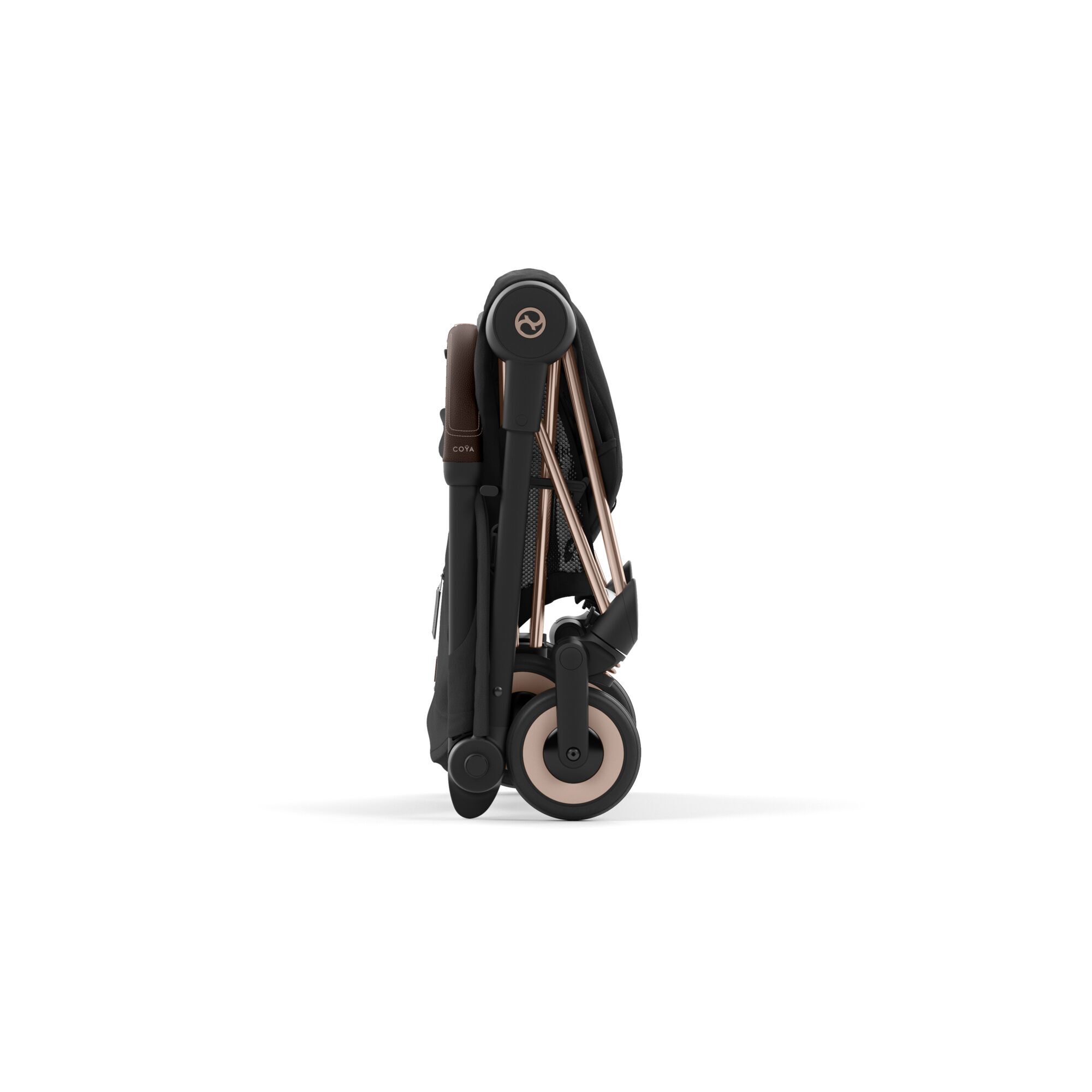Cybex Coya Cabin Approved Stroller Sepia Black with Rose Gold Frame image number 3