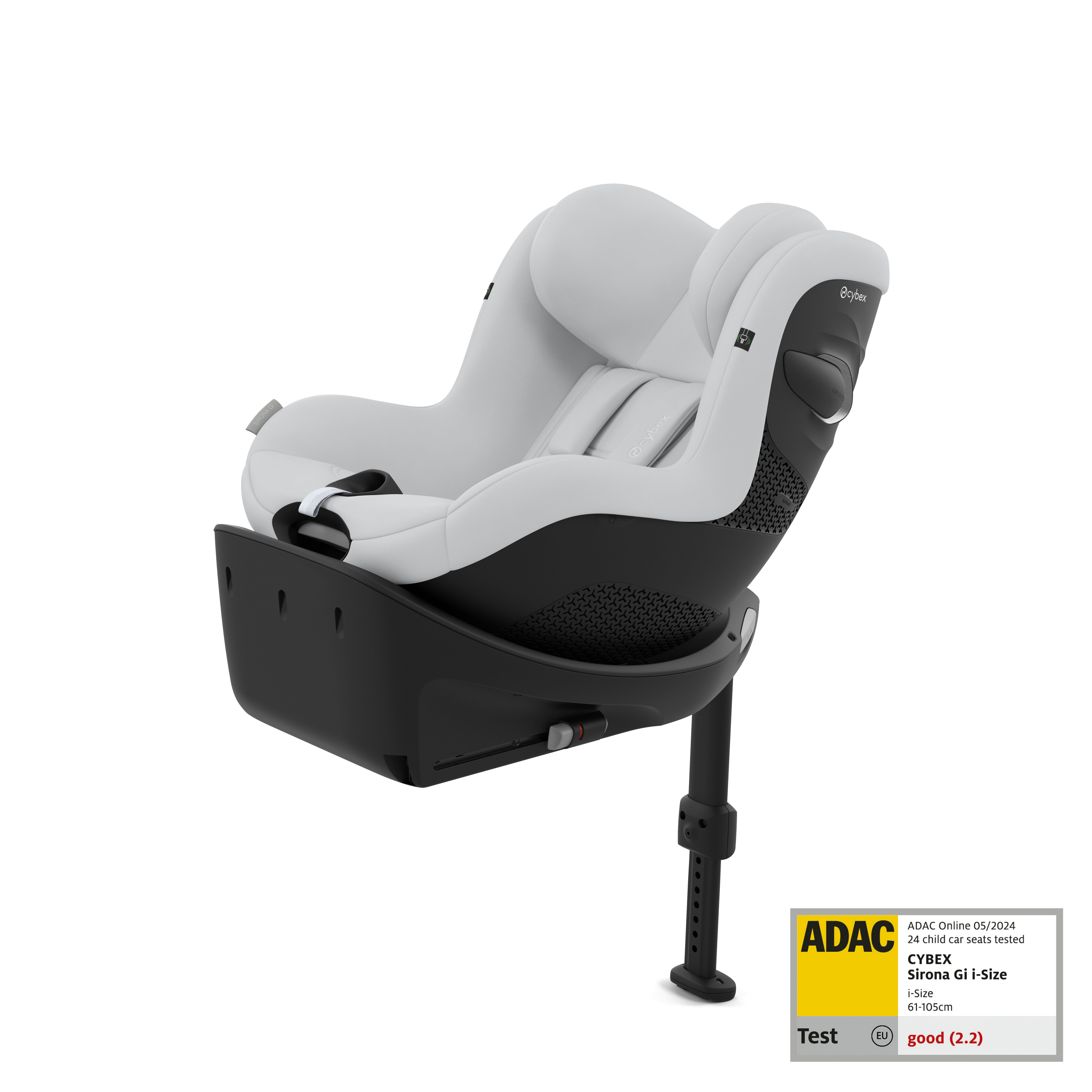 Cybex Sirona Gi i-Size Car Seat - Fog Grey (from 3 Months - 4 Years/19 kg approx) image number 6