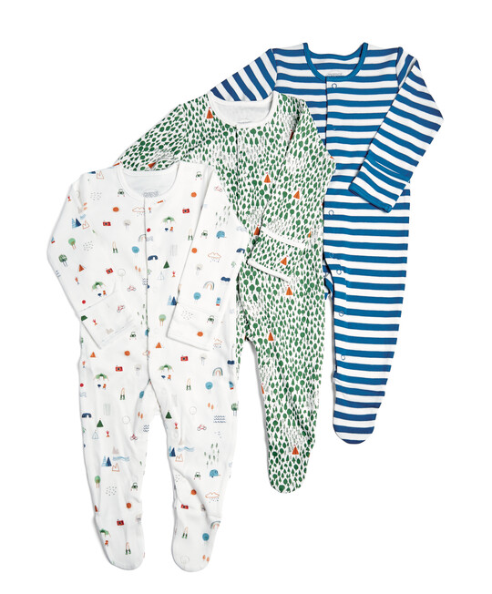 3 Pack of Camping Sleepsuits image number 1