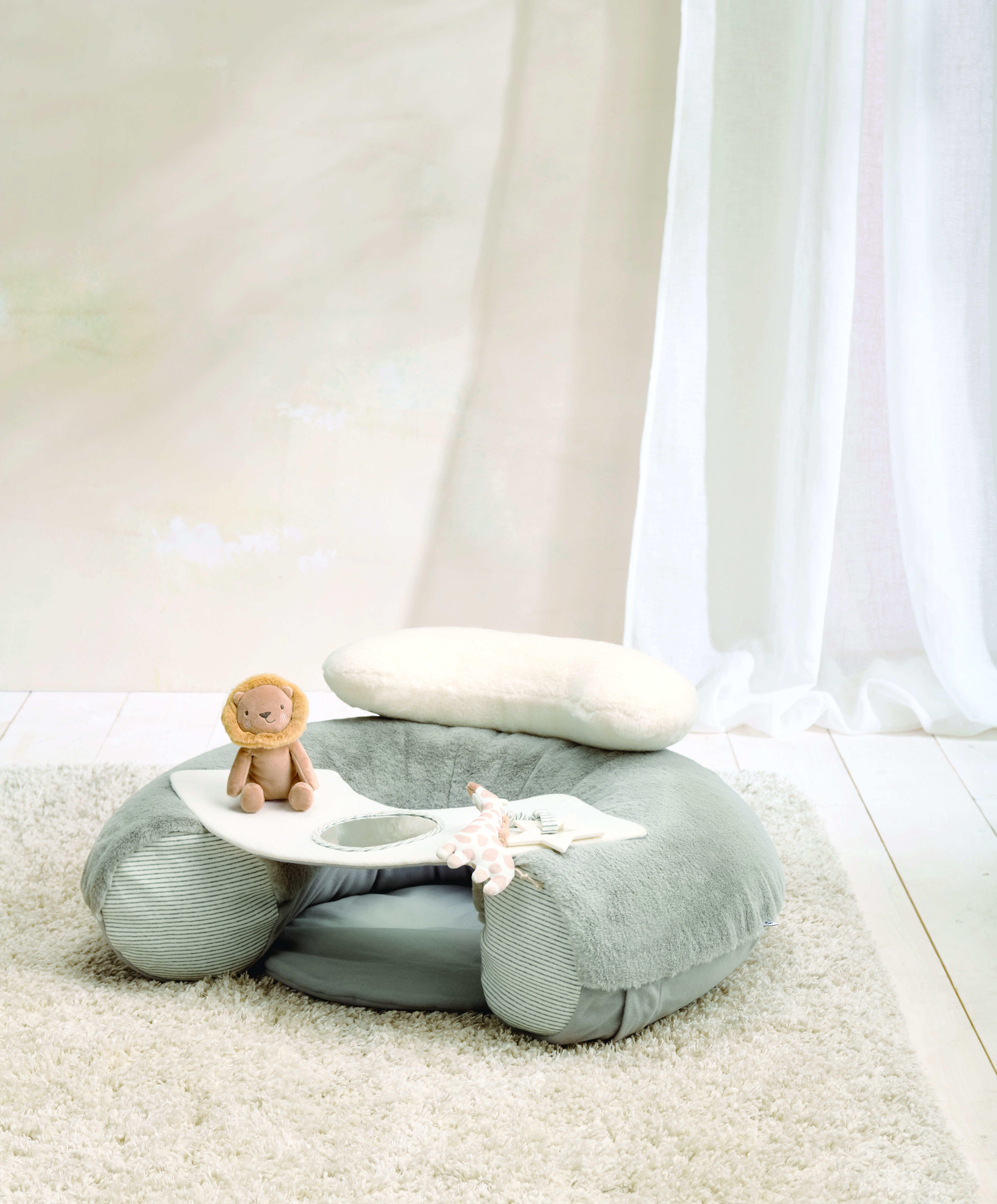 Welcome to the World Sit &amp; Play Elephant Interactive Seat - Grey