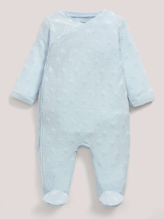 Star Jacquard All-In-One Blue- 3-6 months image number 1