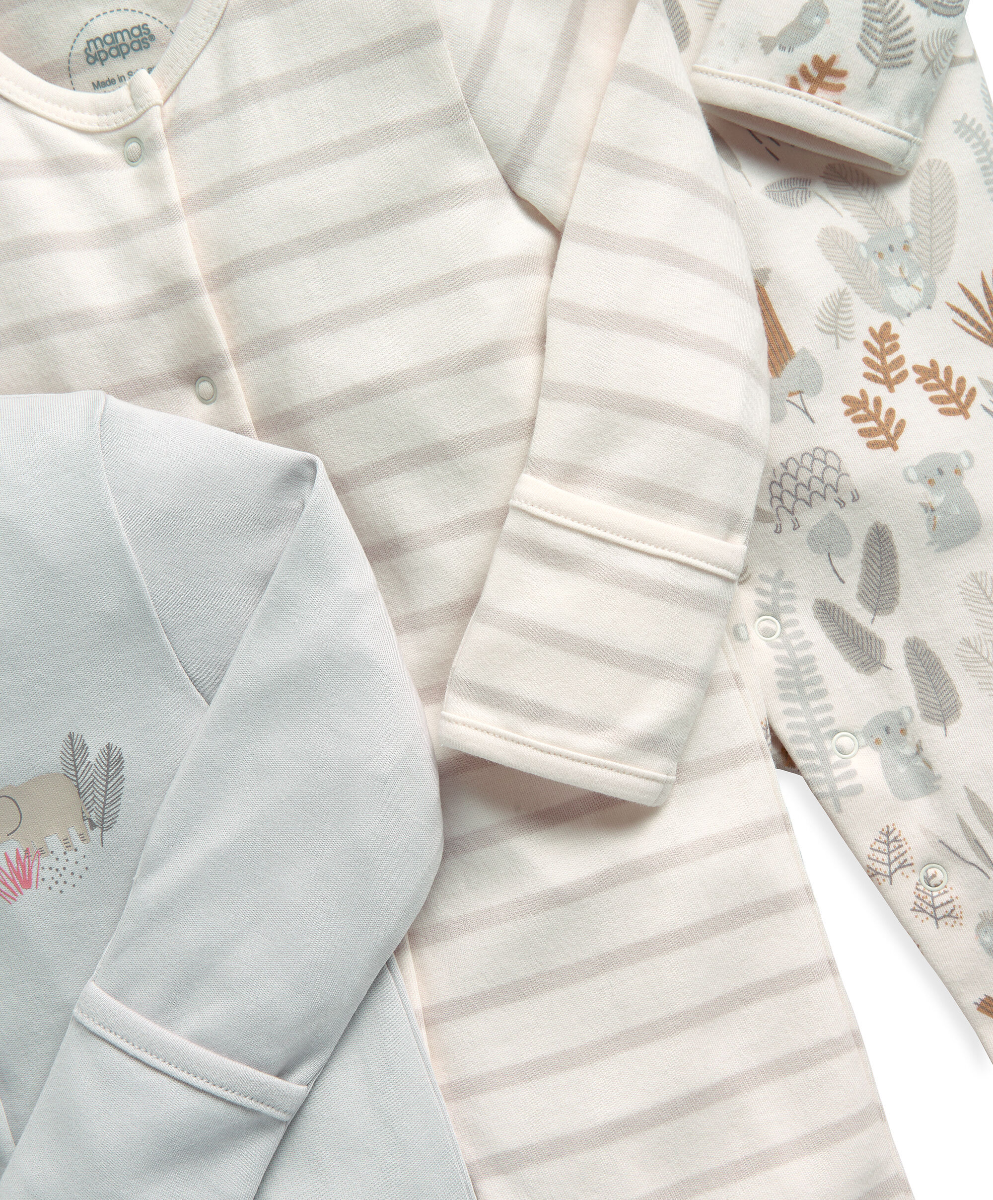 Koala Sleepsuits 3 Pack image number 3