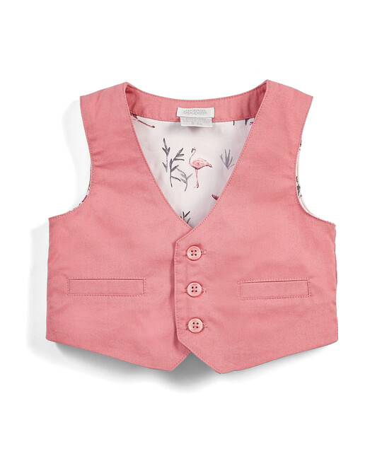 Pink Shirt & Waistcoat Set - 2 Piece image number 4