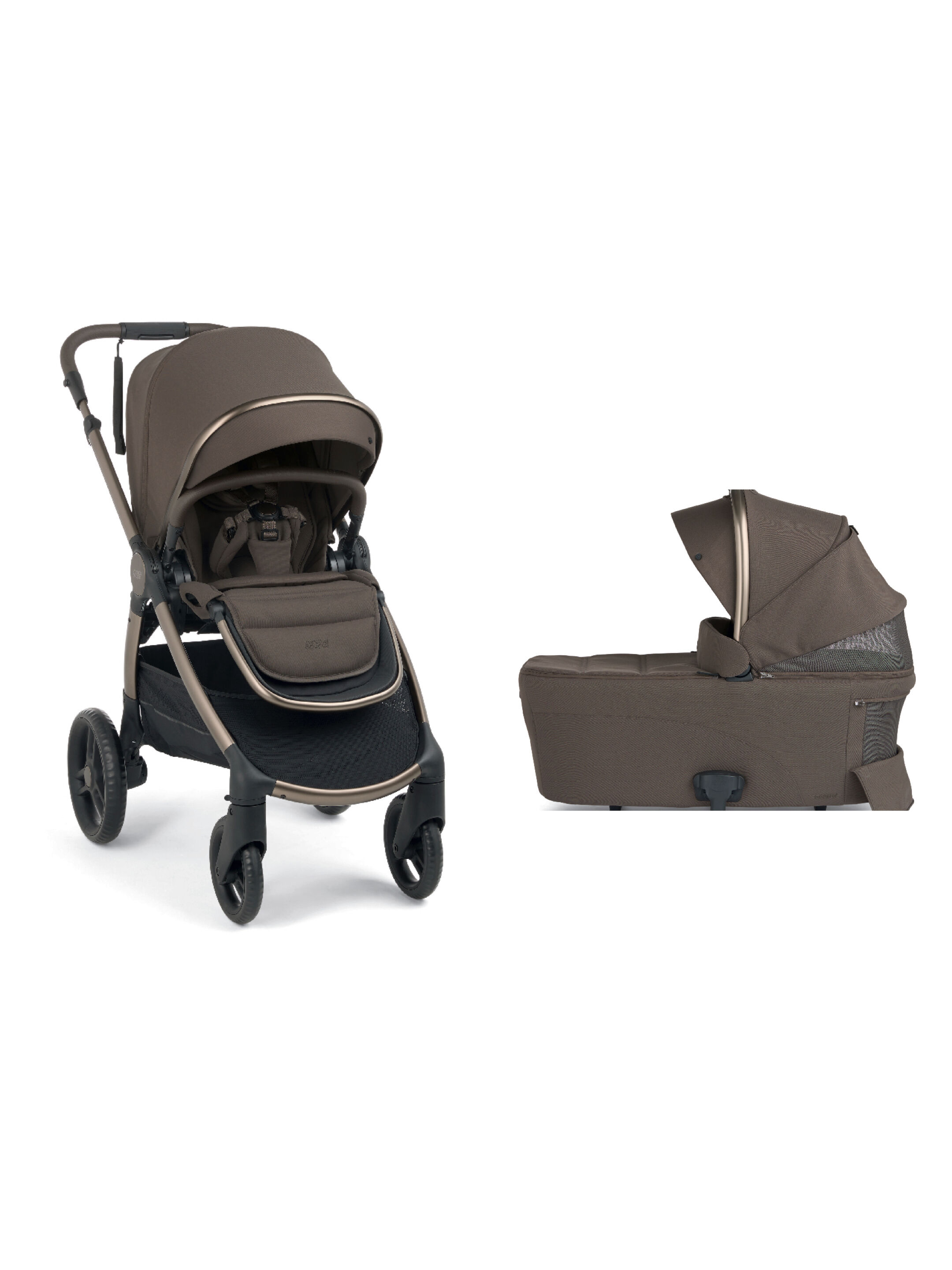 Ocarro 2 Pushchair Bundle with Carrycot - Eclipse