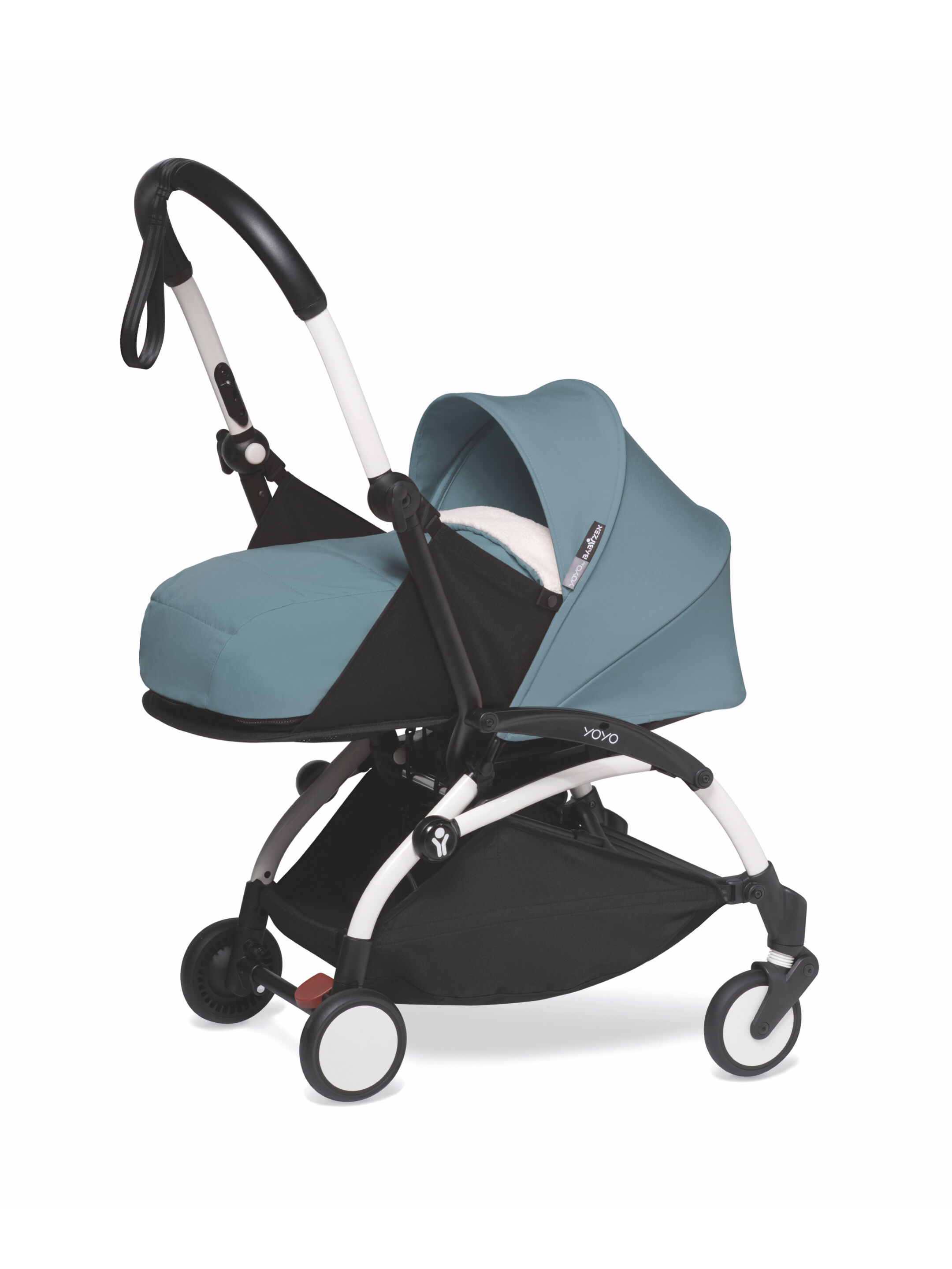 YOYO2 White Frame with Aqua Newborn Pack 0+ image number 1