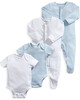 4 Piece Set Welcome To The World Blue image number 1