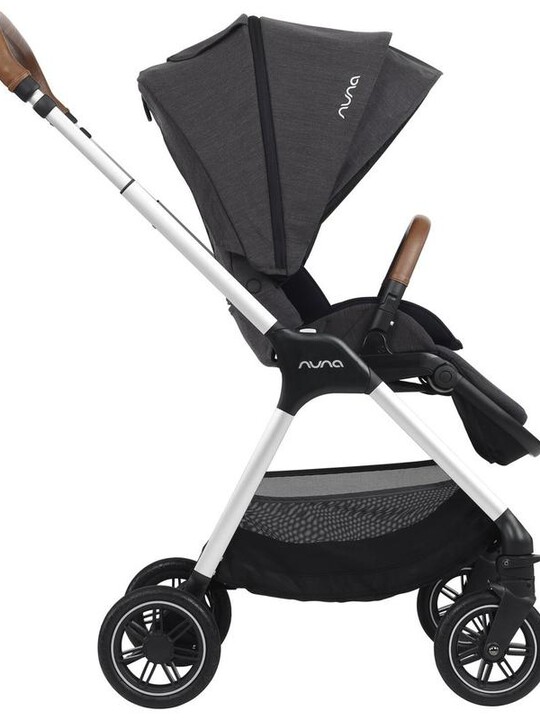 Buy Nuna TRIV Baby Stroller with Rain Cover and Adapter Caviar for
