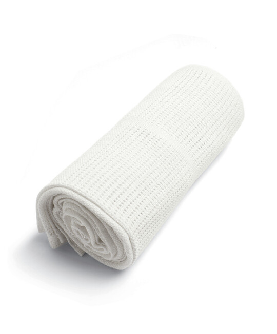 Cellular Blanket Large - White image number 3