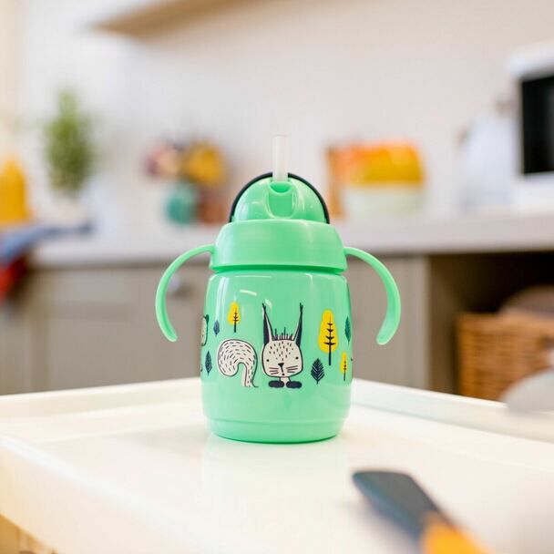 Tommee Tippee Superstar Sippee Training Bottle Green - 300ml ( 6+ months) image number 3
