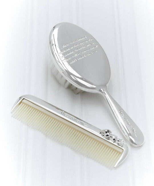 Once Upon a Time - Silver Brush & Comb Set image number 2