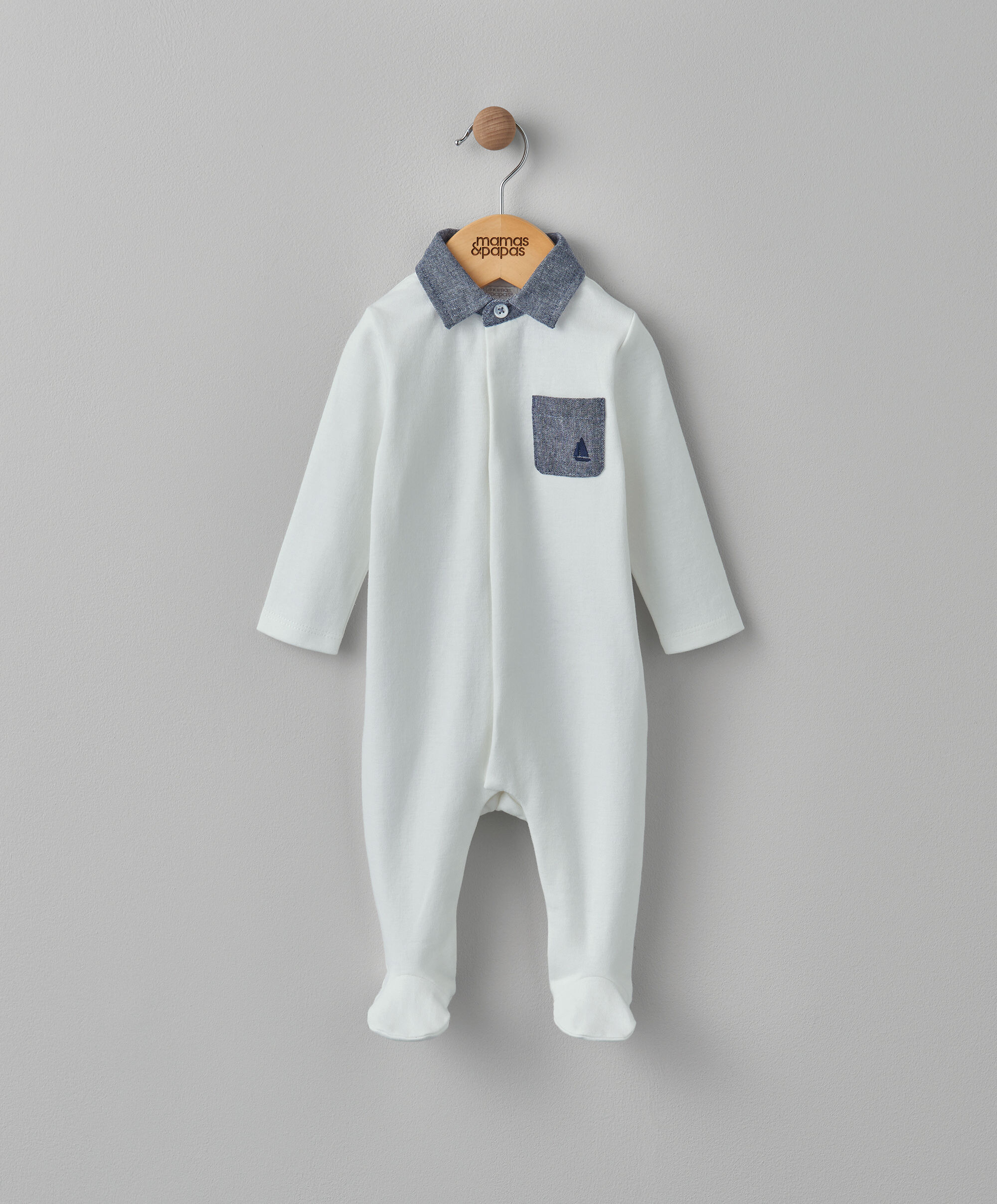 Chambray Detail All In One image number 1