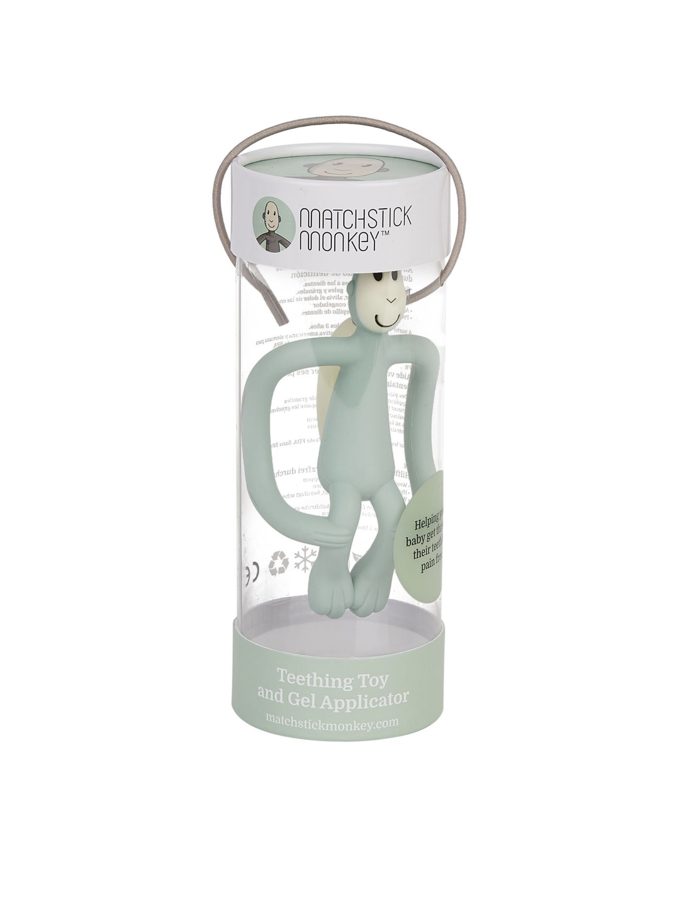 Matchstick Monkey Original Teether - Mint Green image number 3