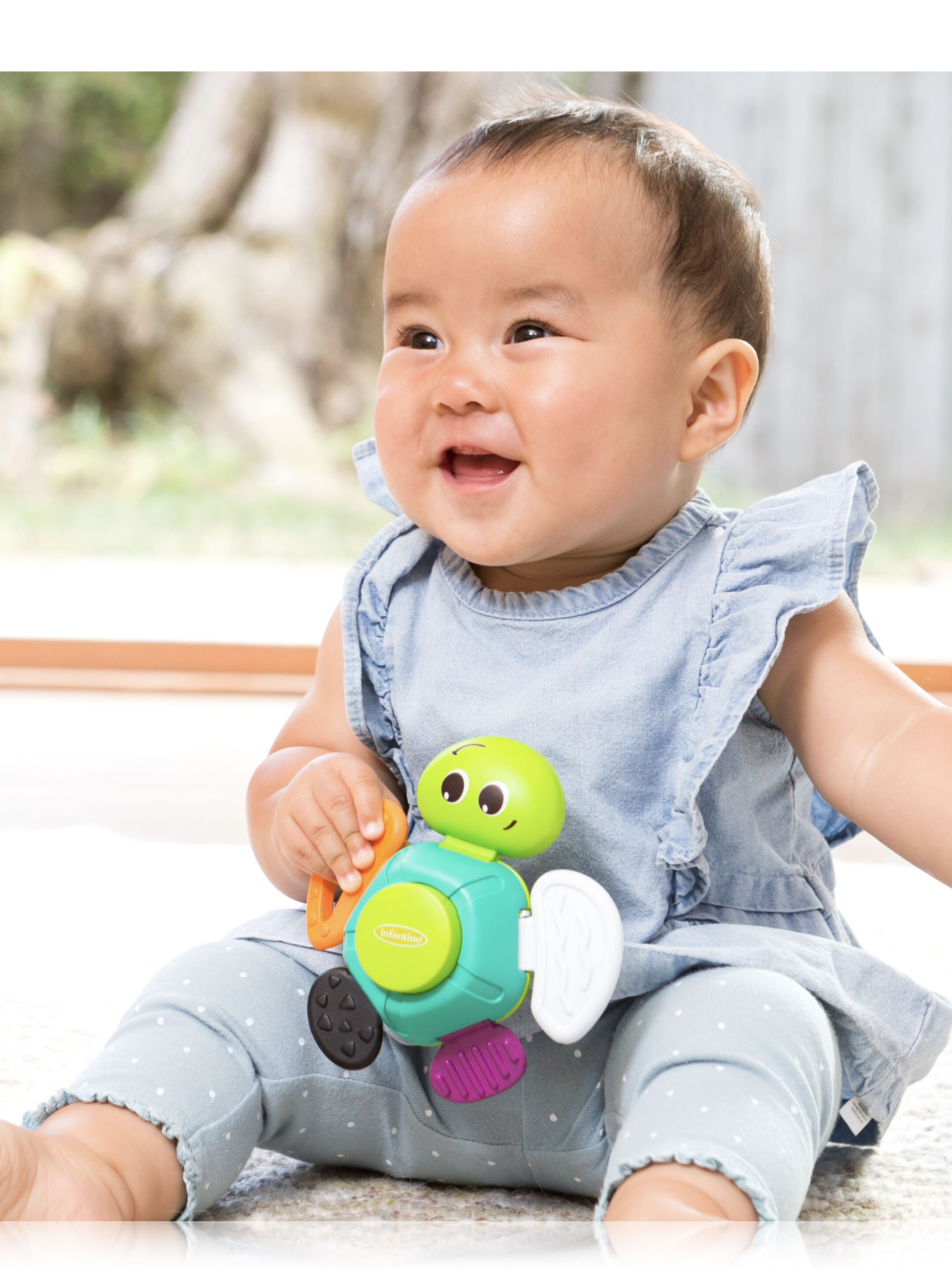 Infantino Turtle Rattle image number 1