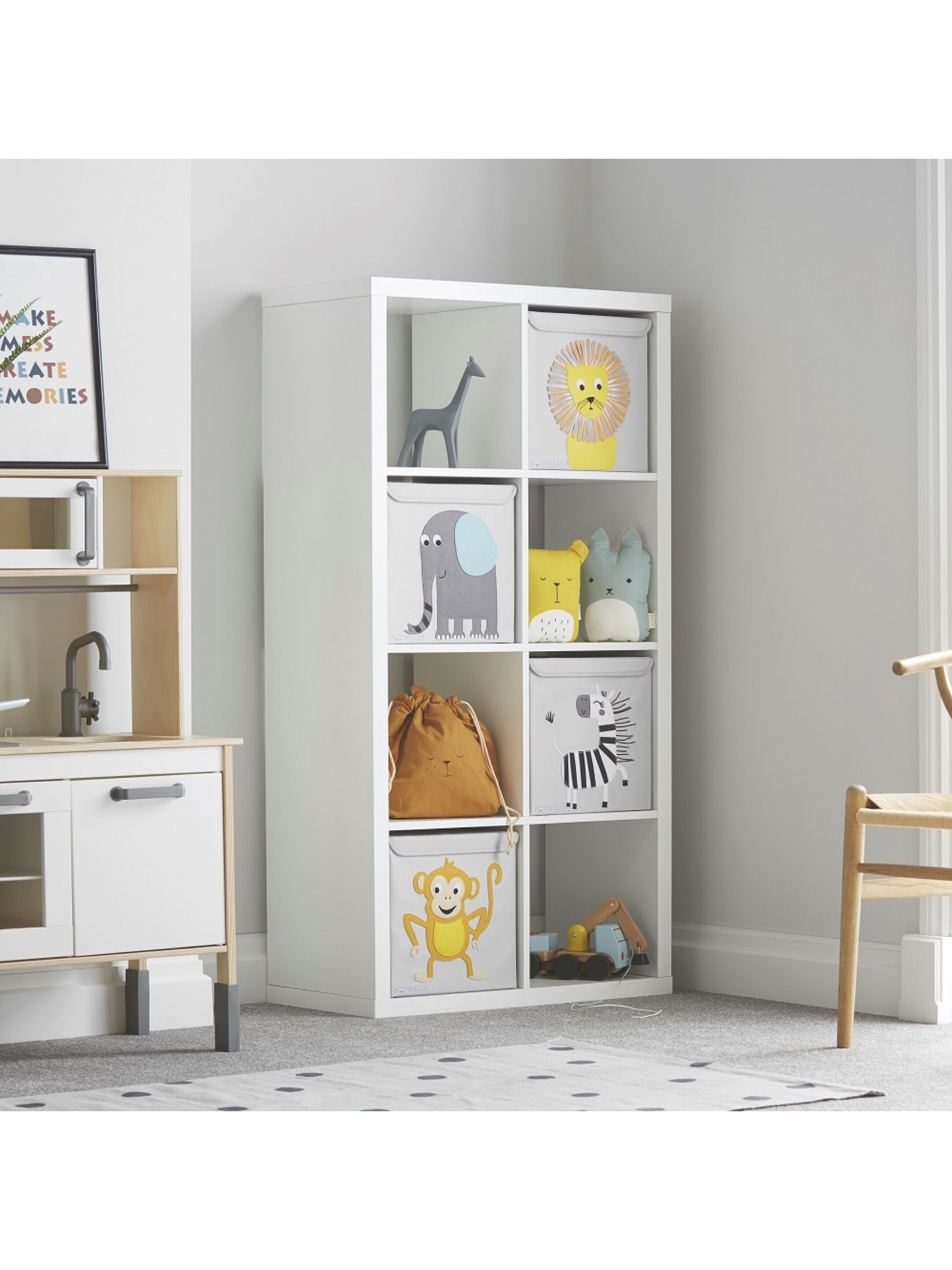 Potwells Children's Storage Box - Zebra image number 2
