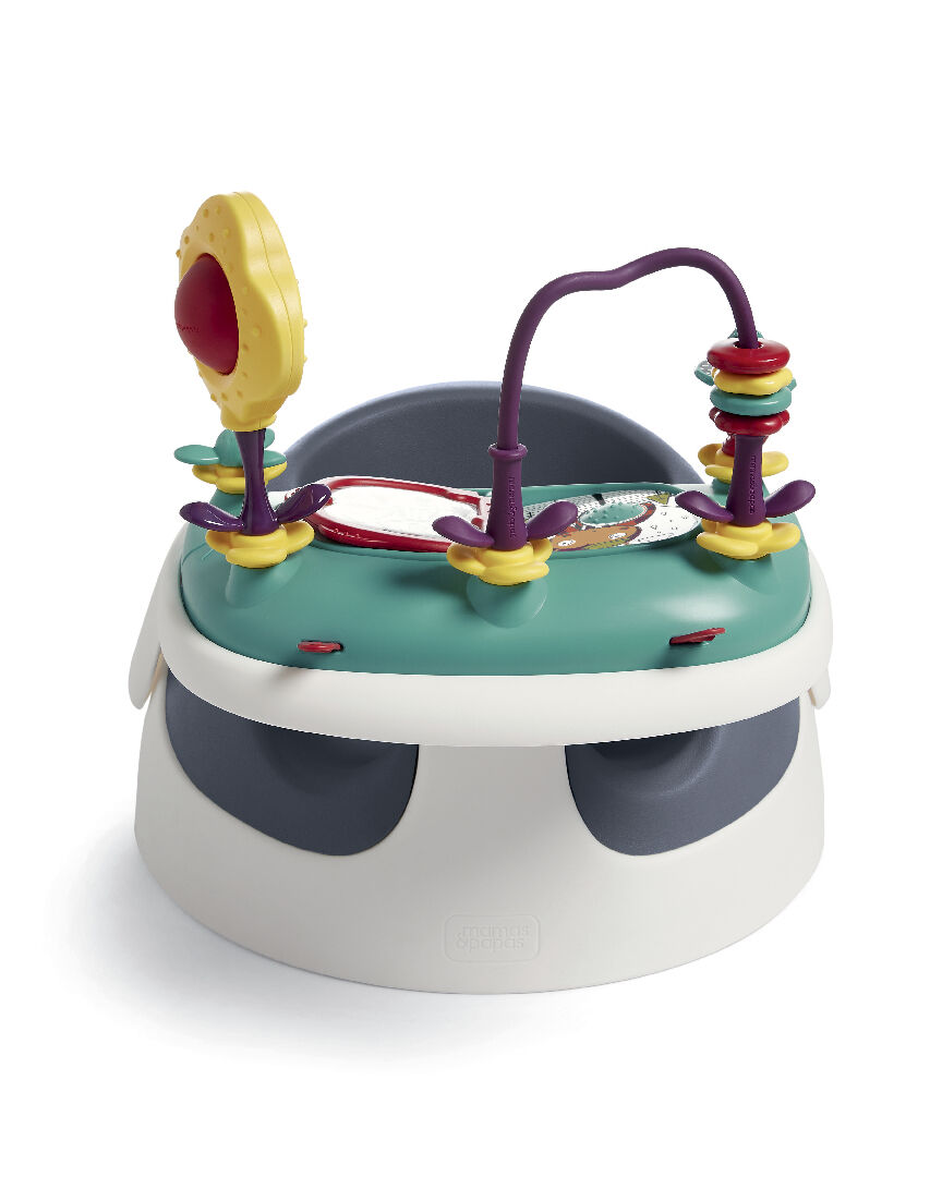 Baby Snug Floor Seat with Activity Tray - Navy image number 2