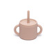 Pippeta Silicone Cup & Straw - Ash Rose image number 1