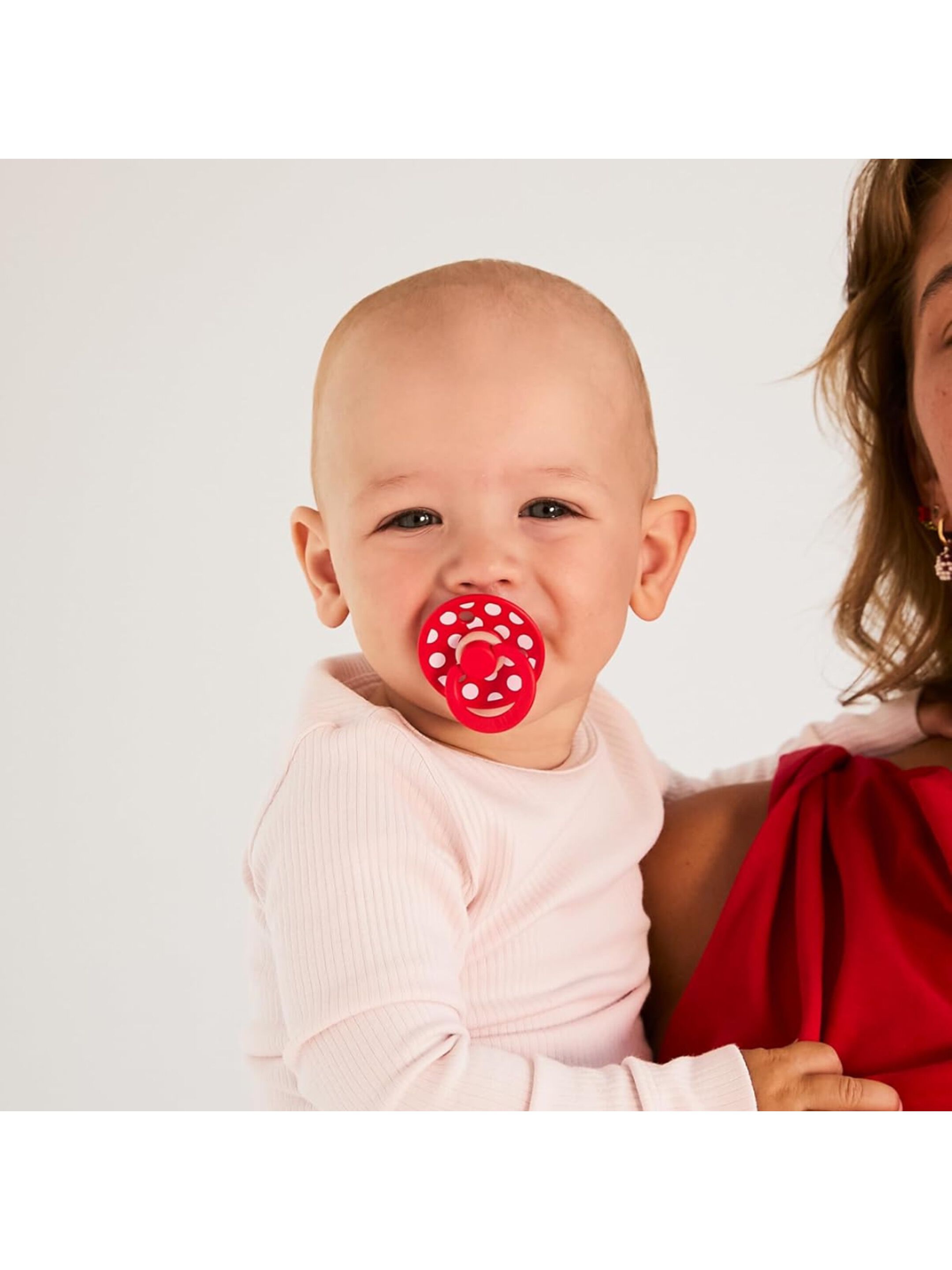 BIBS Pacifier Colour 2 PACK Anatomical Latex Size 1 Vanilla/Candy Apple image number 7