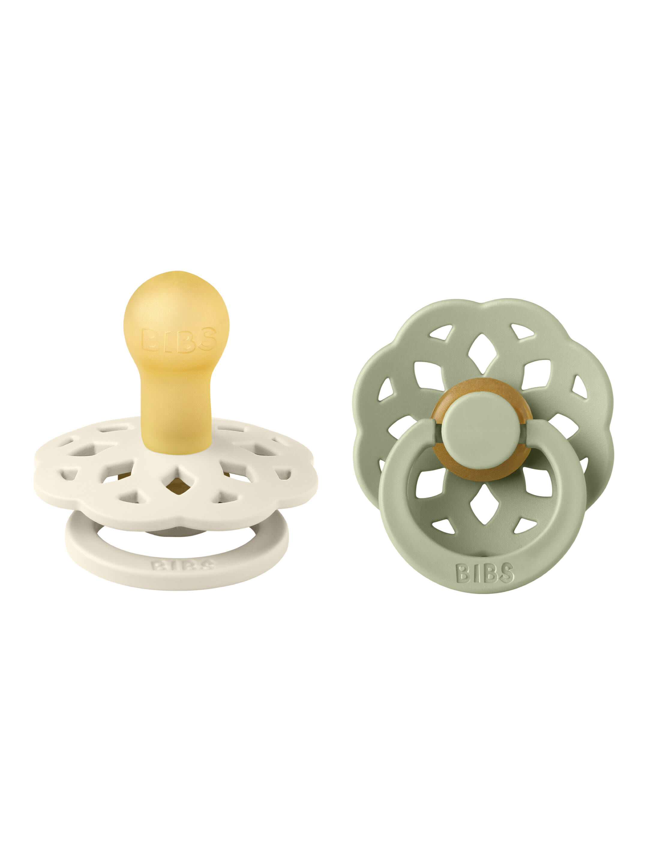 Bibs Boheme 2 Pack S1 - Ivory/Sage (0+ months) image number 1
