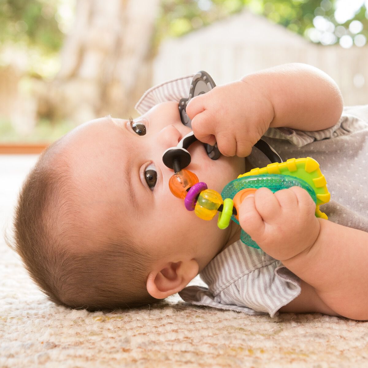 Infantino - Slide & Chew Teether Keys image number 2
