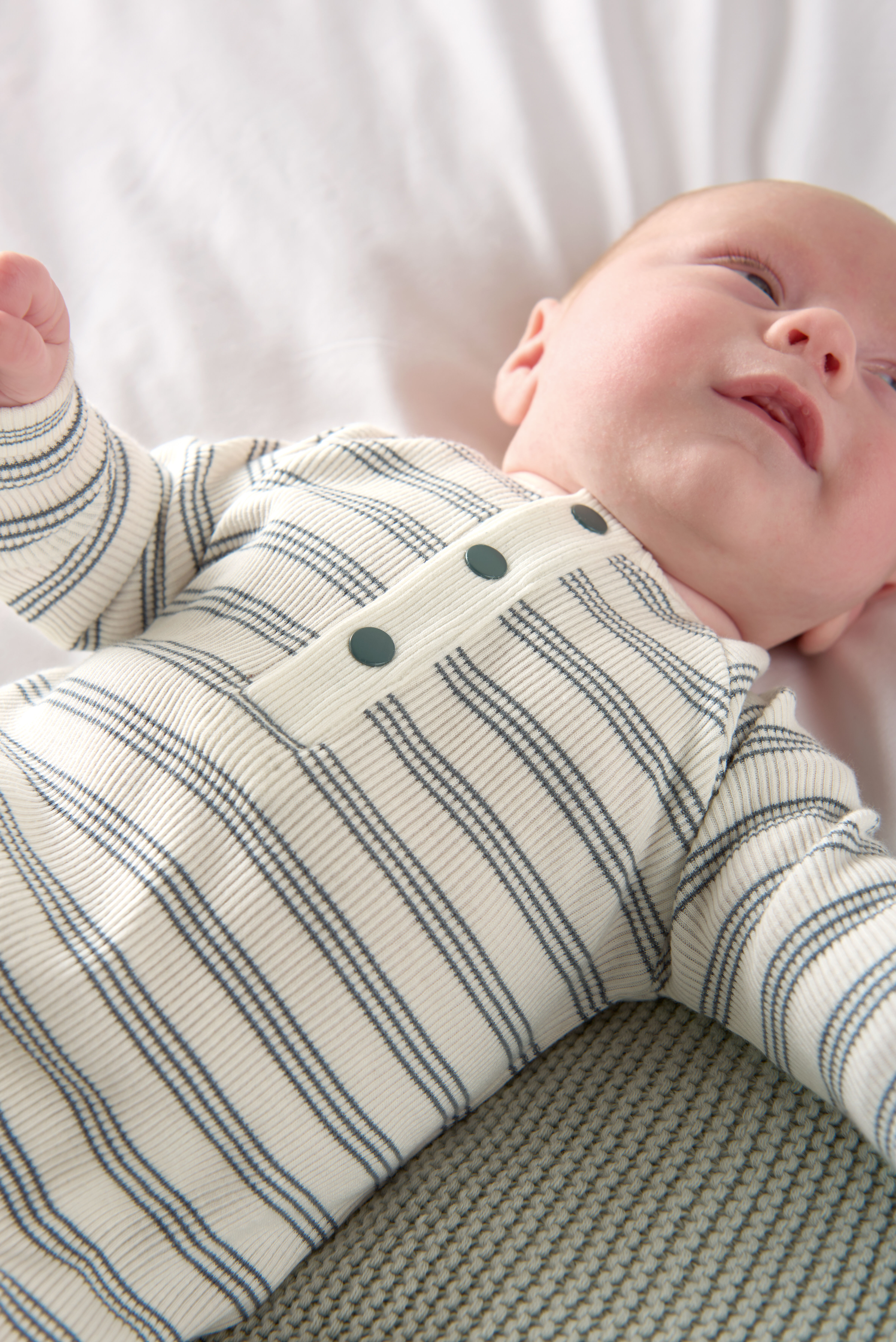 Ribbed Stripe All-In-One image number 5