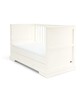 Oxford Wooden Cot & Toddler Bed with Storage - White image number 2