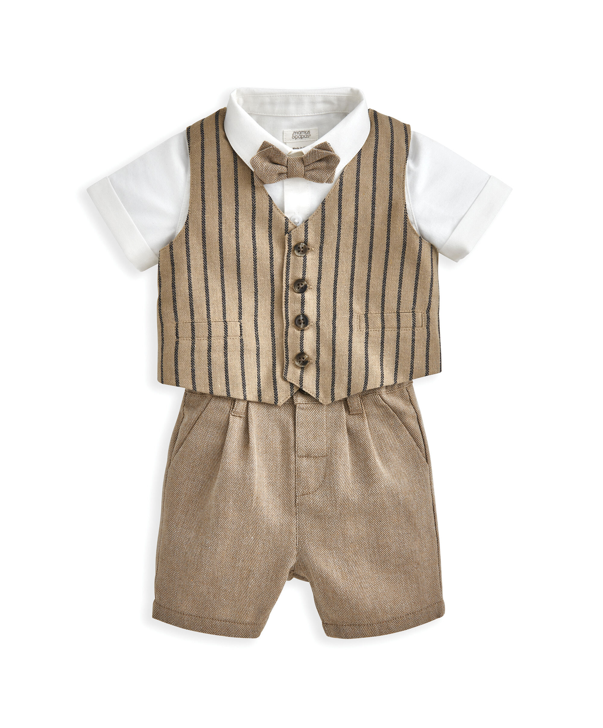 4 Piece Stripe Suit Set image number 2