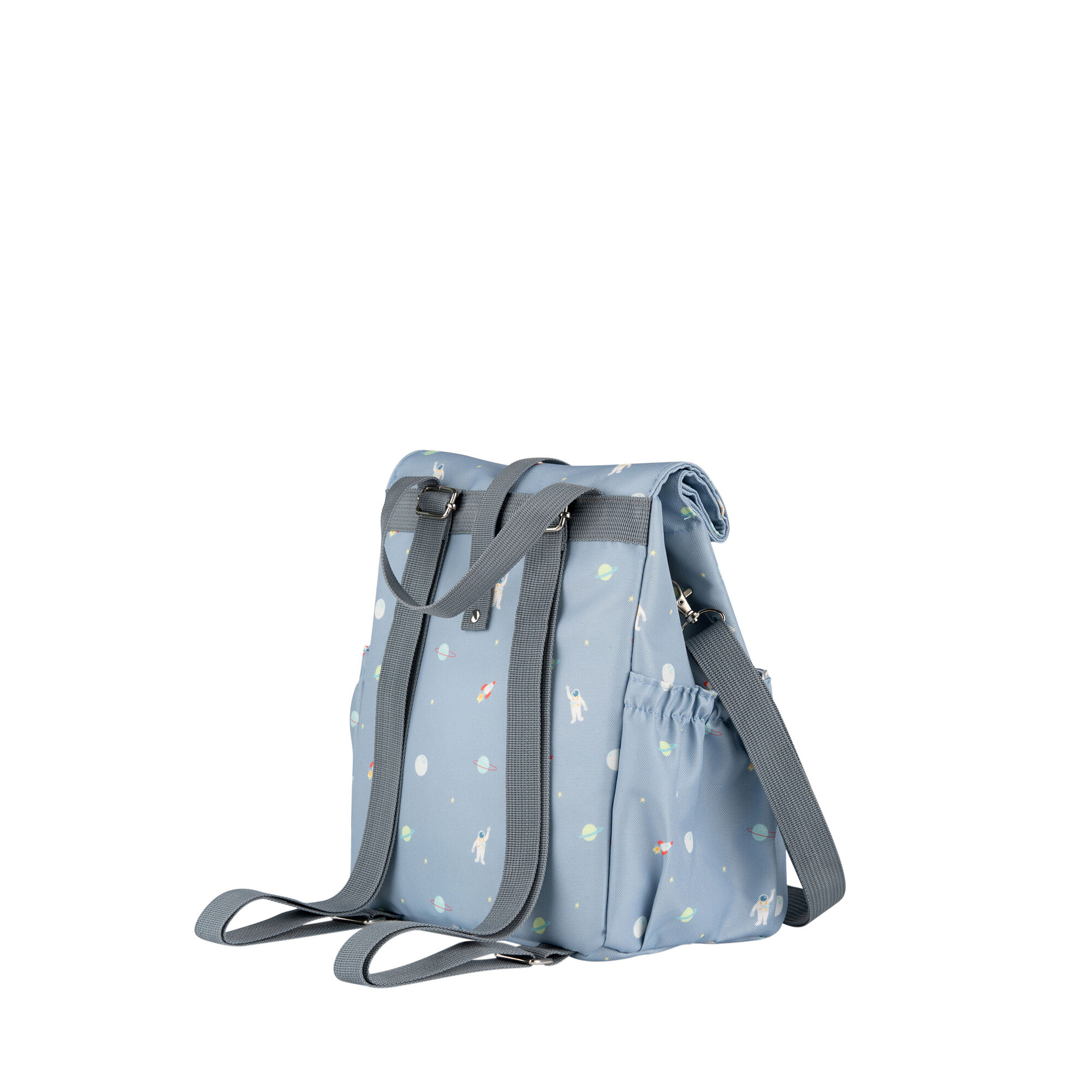 Citron Insulated Rollup Lunchbag Spaceship image number 3