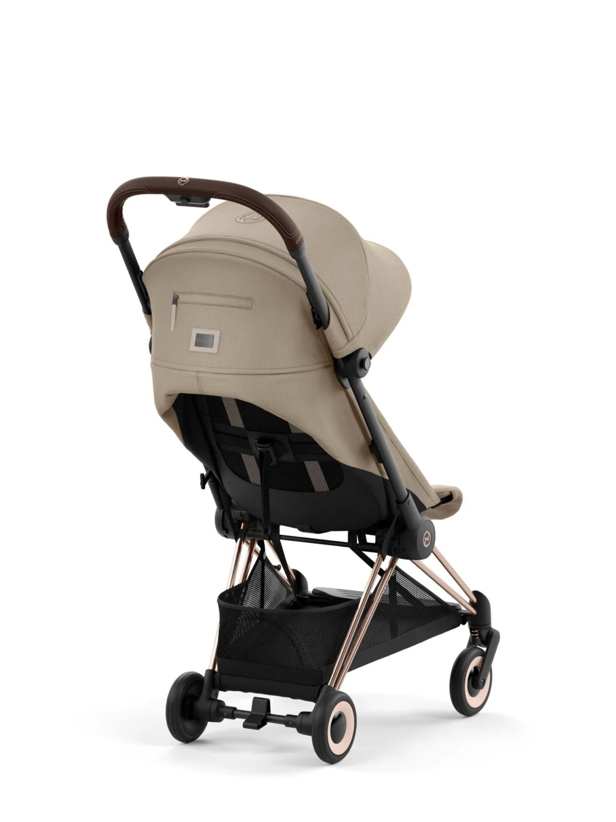 Cybex Coya Cabin Approved Stroller Cosy Beige with Rose Gold Frame image number 3