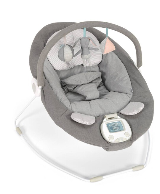 Apollo Baby Bouncer Chair with Music Book - Grey Melange image number 1