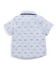 Dragon Fly Print Shirt with Bow Tie Set image number 2