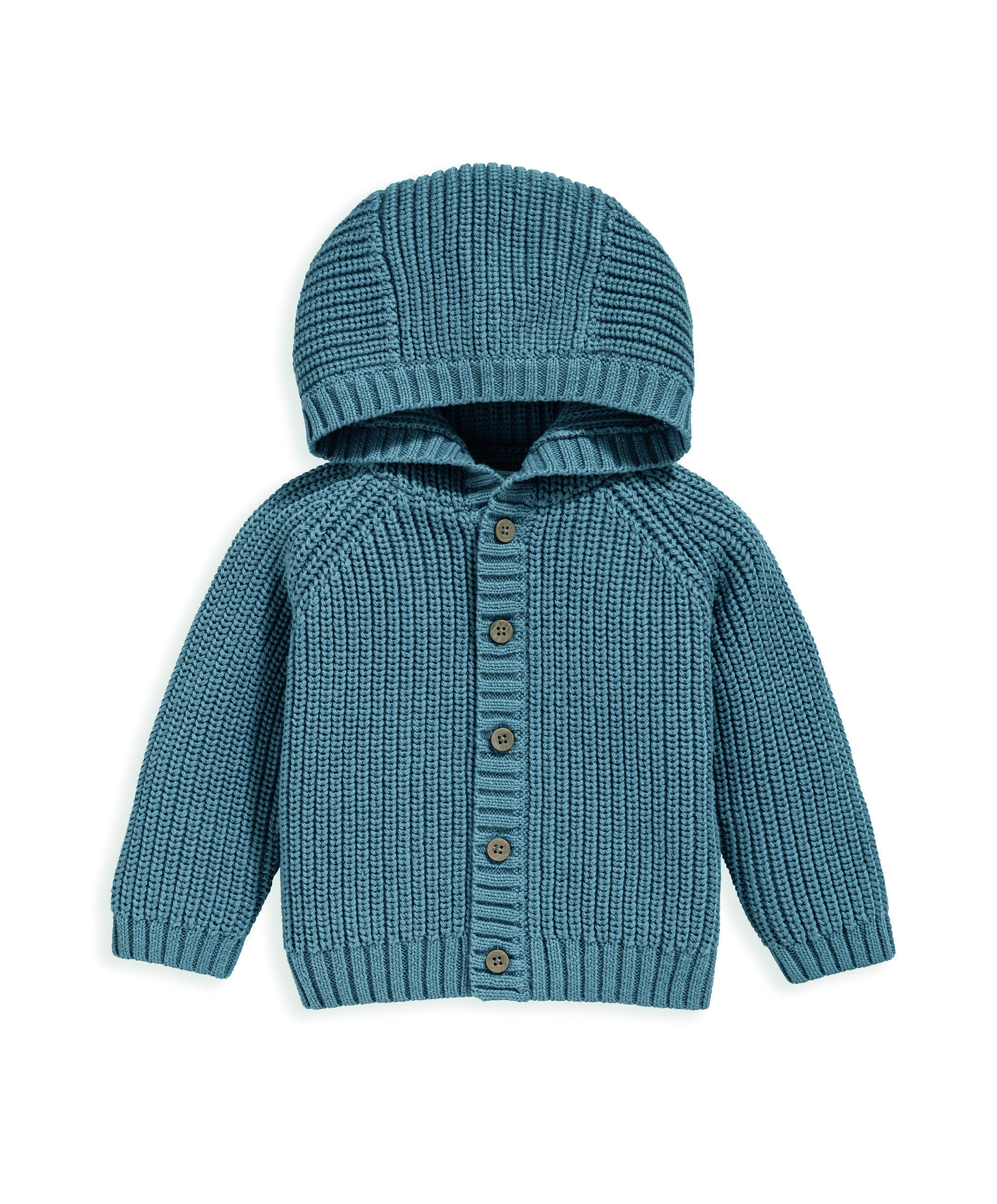 Hooded Knit Cardigan image number 2