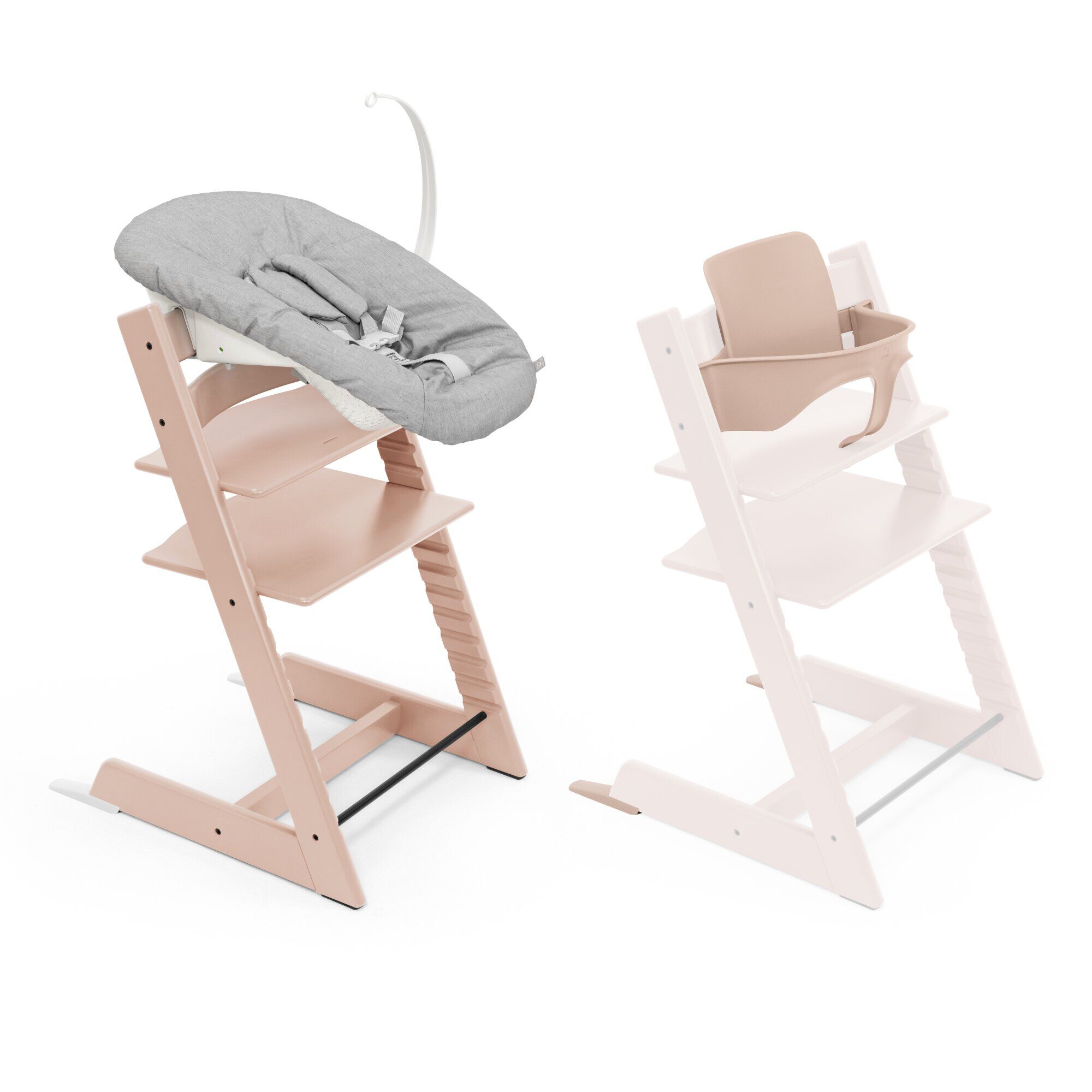 Stokke Tripp Trapp Chair + Baby & Newborn Set Bundle - Fjord Blue ( 3 pieces)