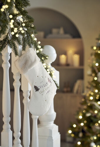 Small White Stocking image number 1