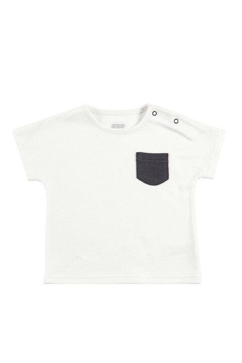 White Pocket T-Shirt image number 1