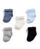 Blue Socks (5 Pairs) image number 1