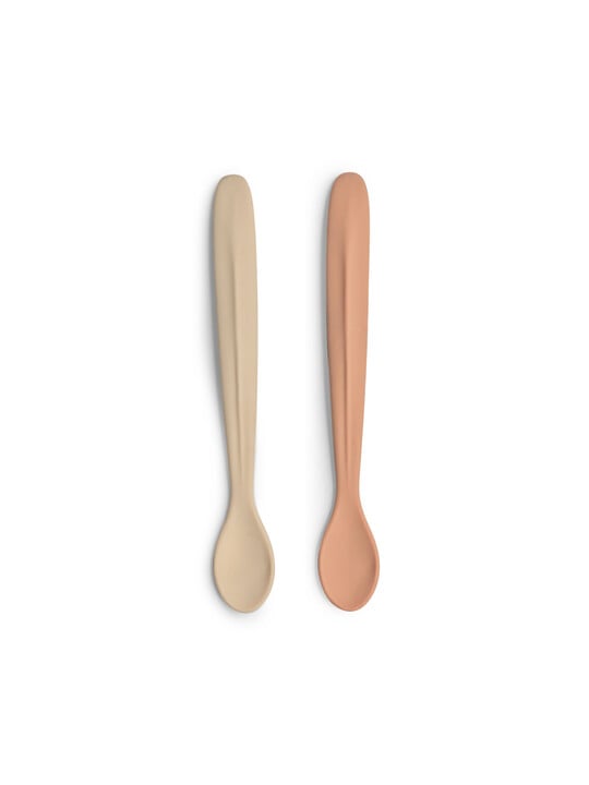 Citron Silicone Feeding Spoons Set of 2 Long - Ballerina image number 1