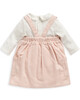 2 Piece Blouse & Pink Cord Dress image number 2