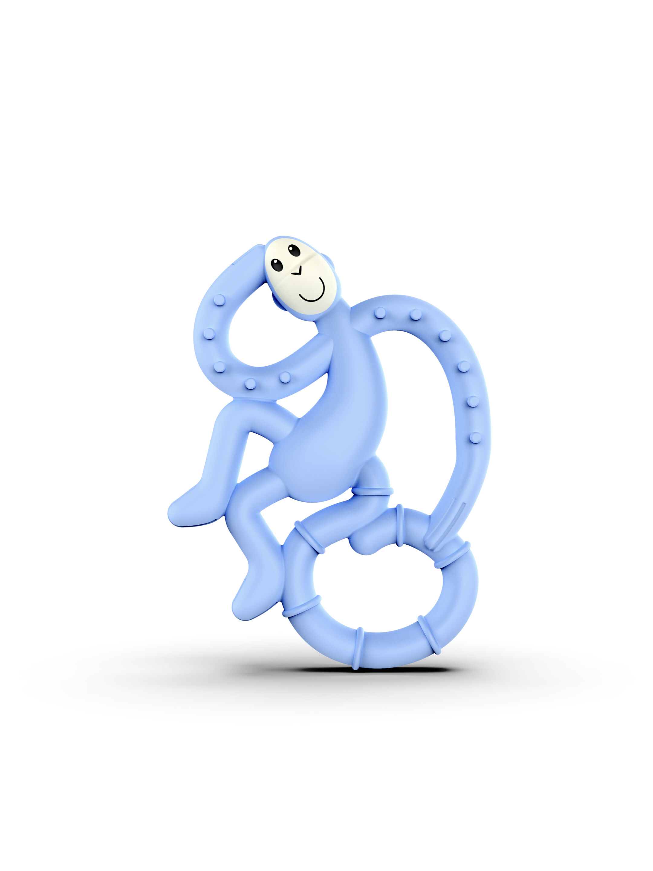 Matchstick Monkey Mini Monkey Teether - Light Blue image number 1