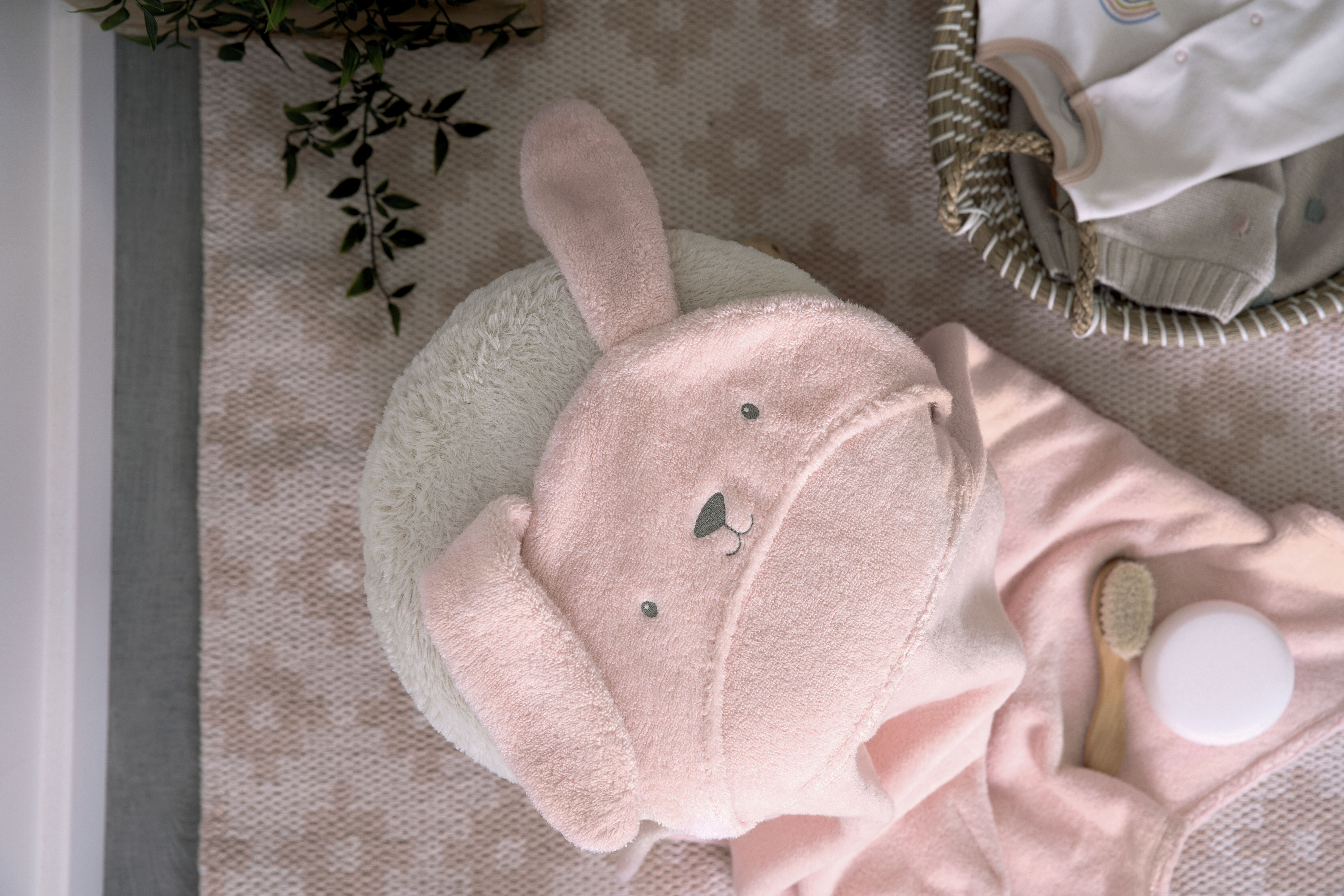 Hooded Baby Towel - Bunny image number 4