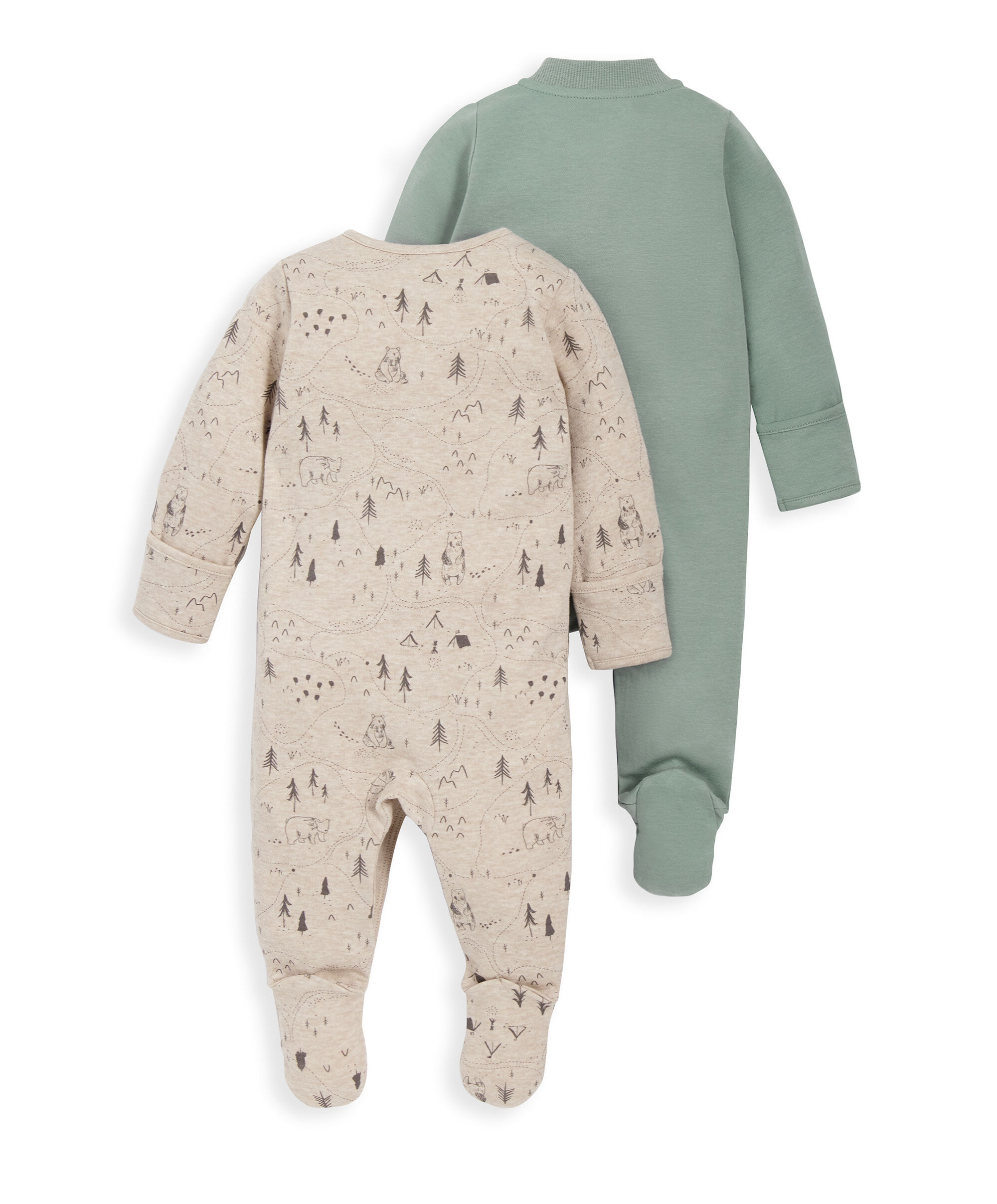Woodland Sleepsuits - Set of 2 image number 2