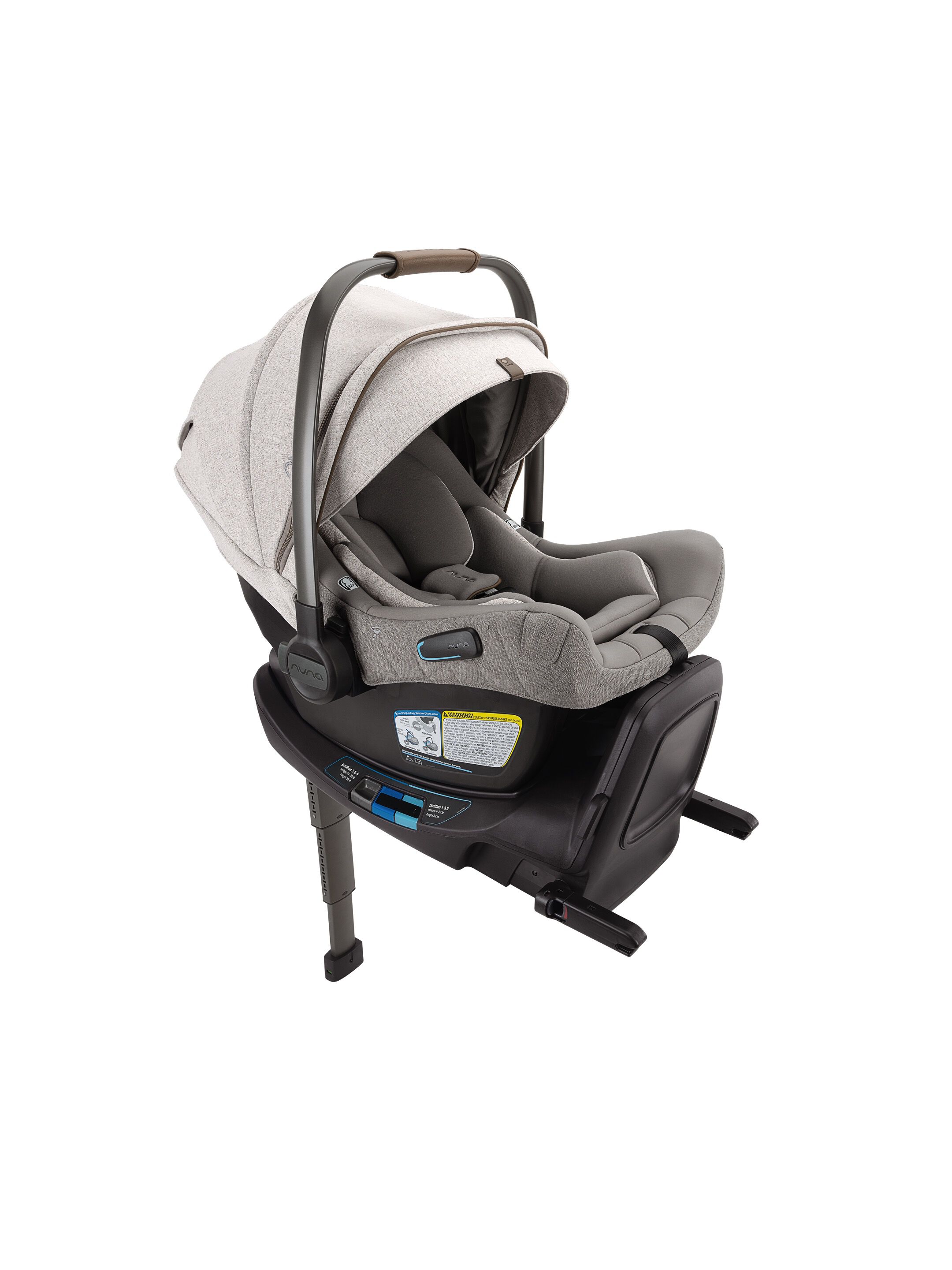 Nuna Pipa lite rx Infant Car Seat with PIPA Relx Base (Birth - 18 Months) - Grey image number 2