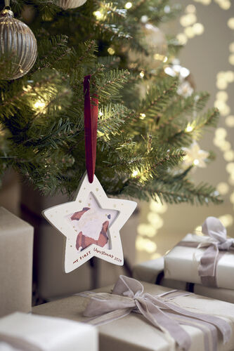 Xmas Hanging Dec Frame - Star image number 1