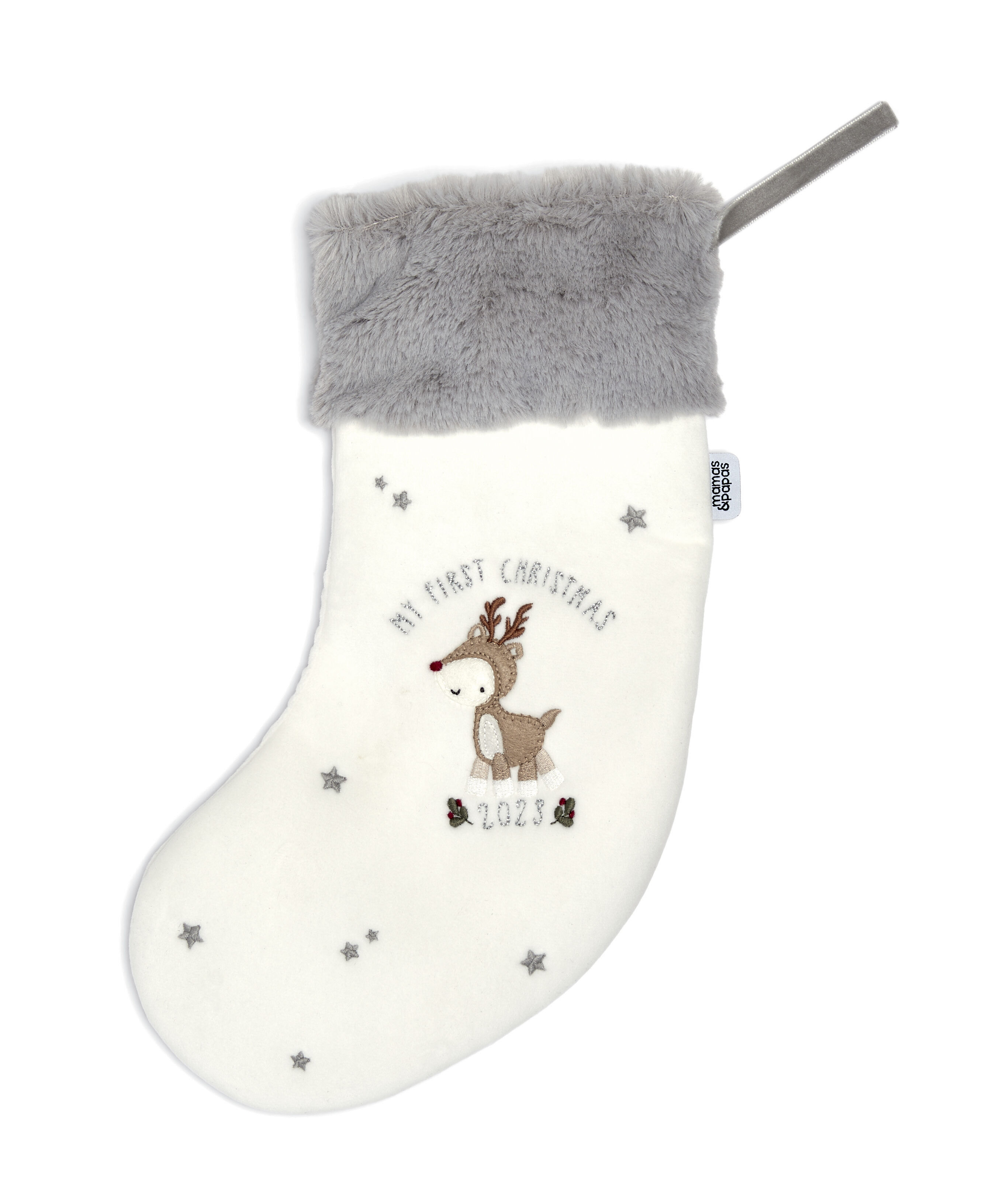Babys 1st Christmas Stocking - White image number 2