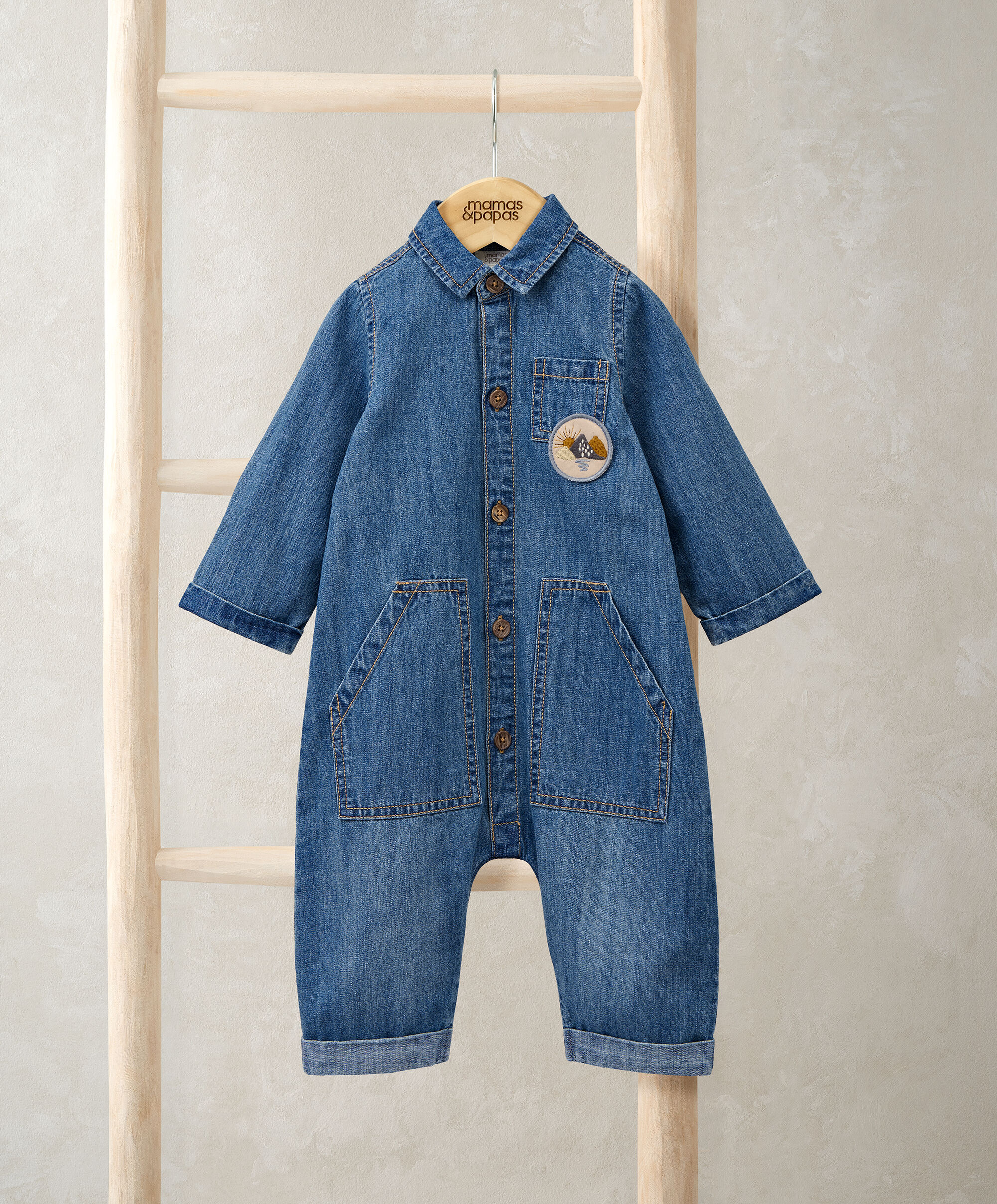 Chambray Boiler Suit image number 1