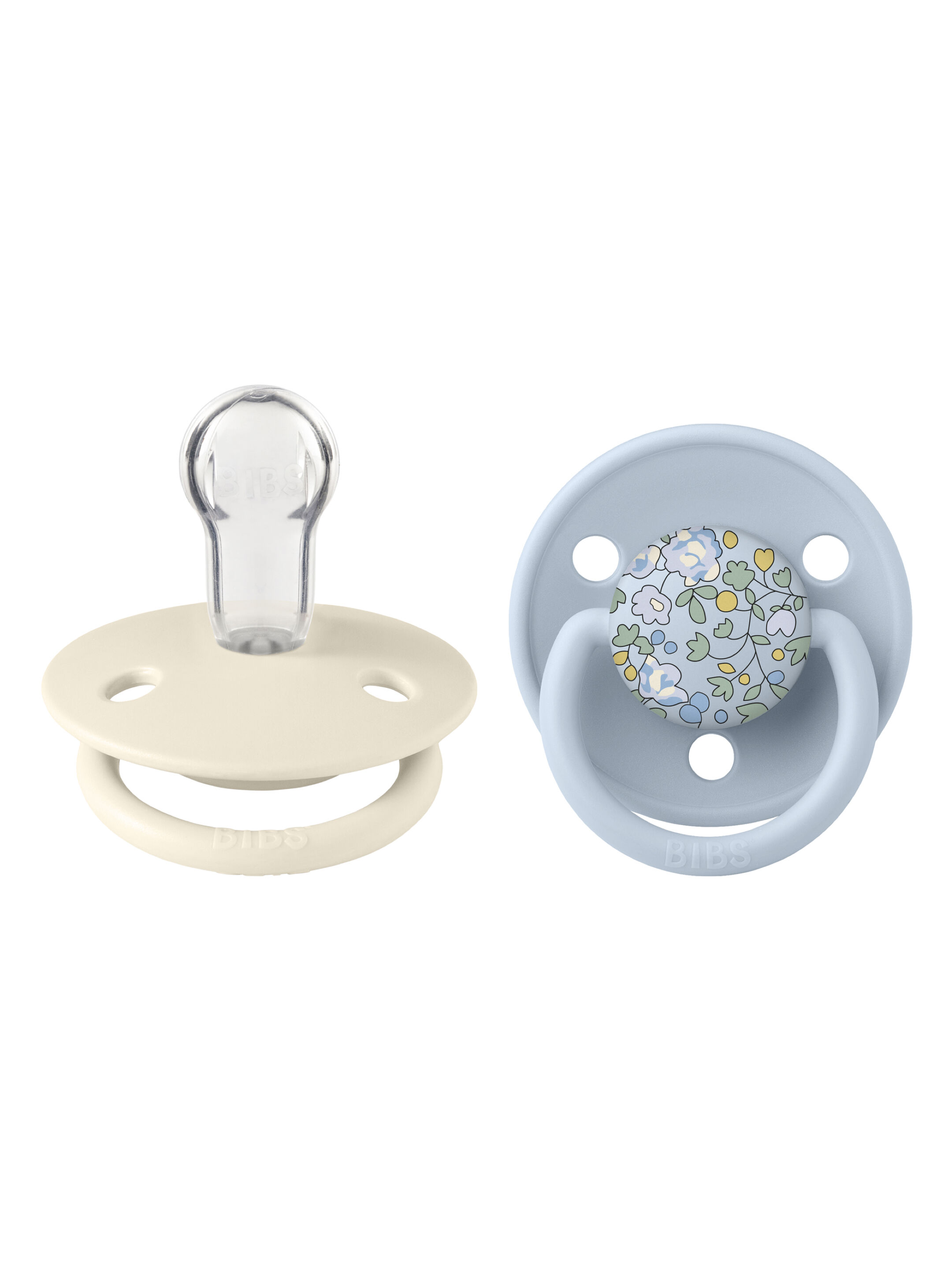 BIBS x Liberty Pacifier DeLux Elosie and Baby blue (0+ months) image number 1