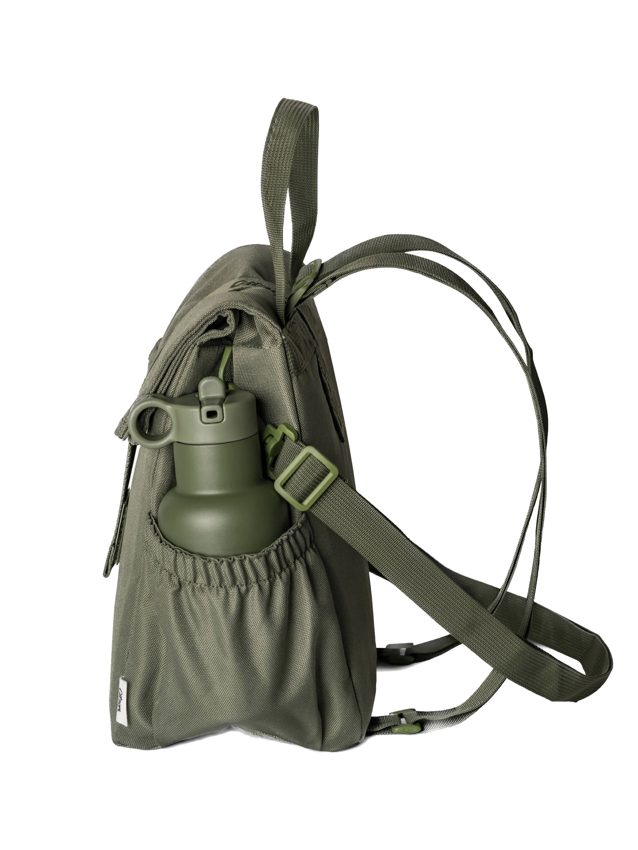 Insulated Rollup Lunchbag - Olive Green image number 2