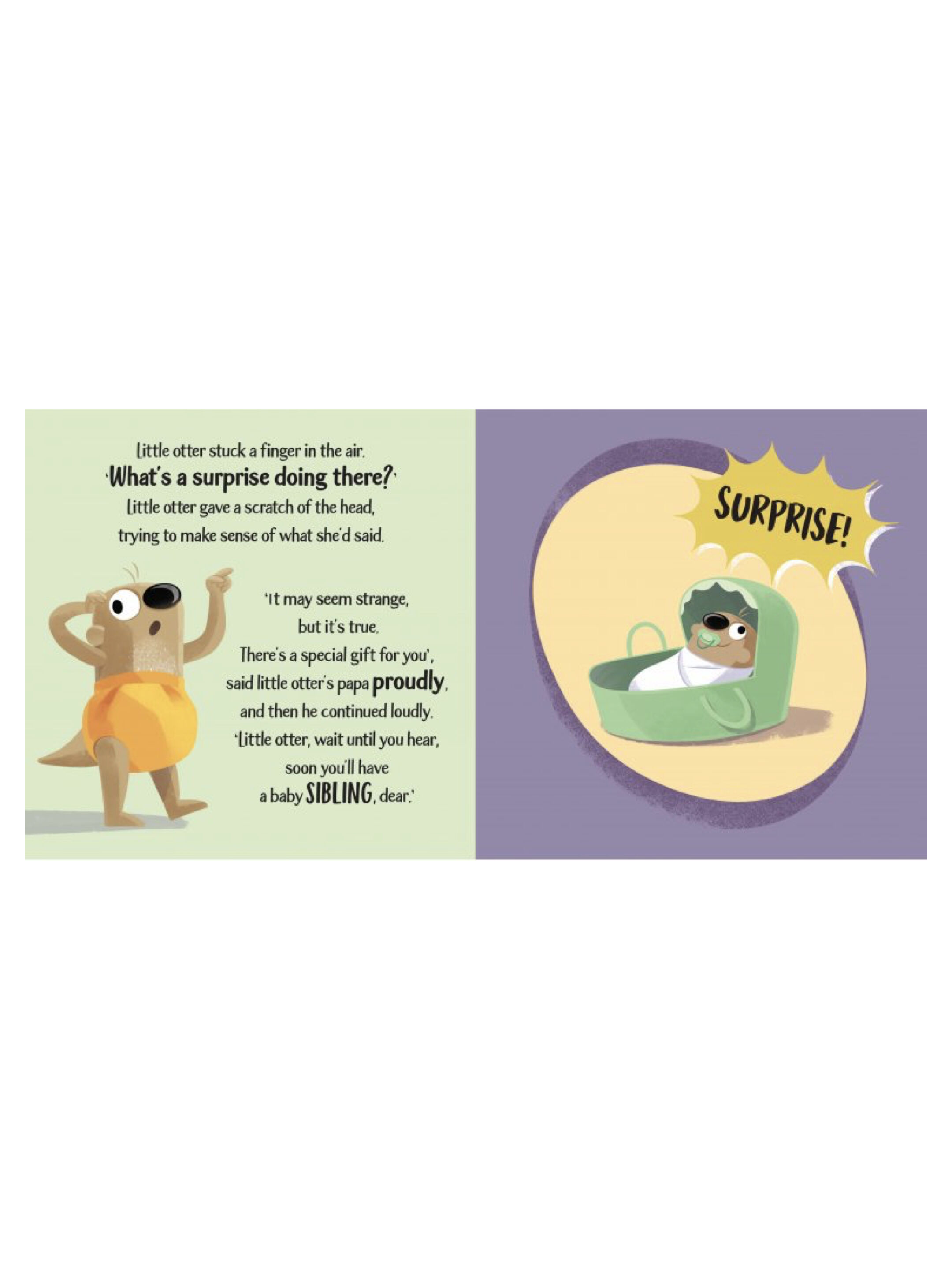 Sassi Picture Book - Little Otter And A New Baby image number 4