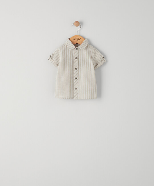 Short Sleeve Striped Shirt image number 1