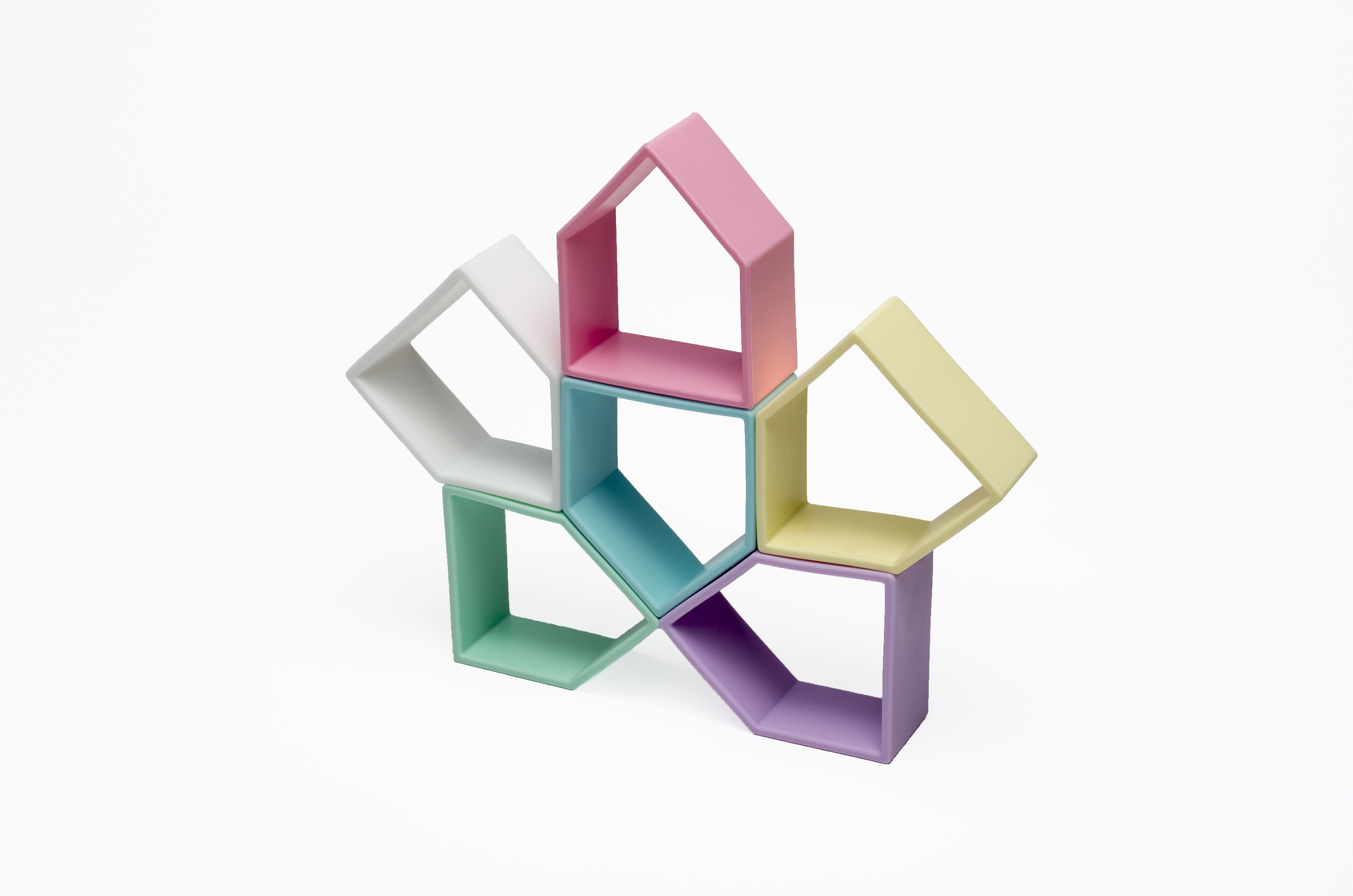 Dena 6 Kids + 6 Houses Pastel image number 3