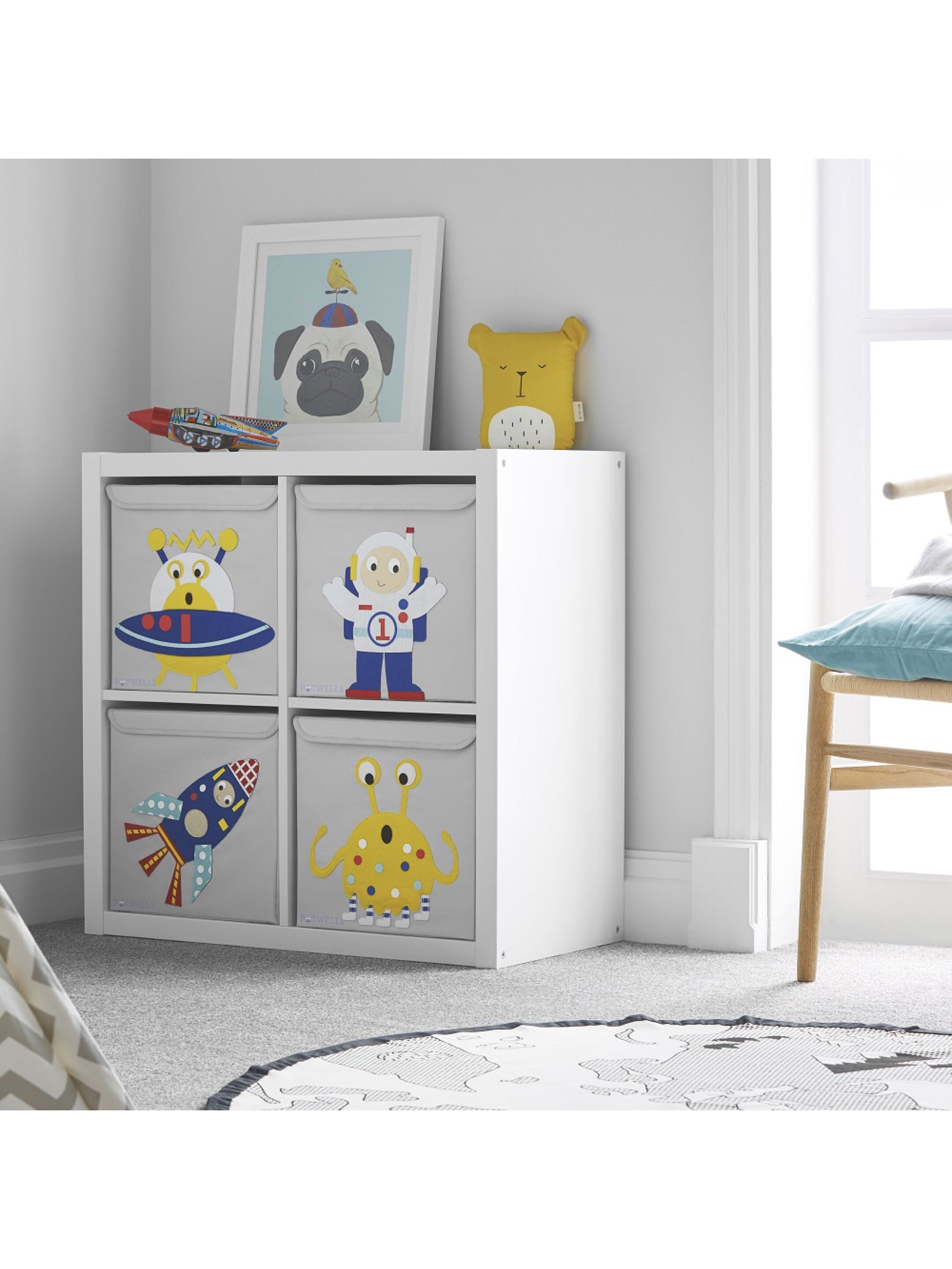 Potwells Children's Storage Box - Spaceship image number 6